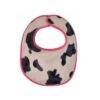 Red Trim Holstein Bib