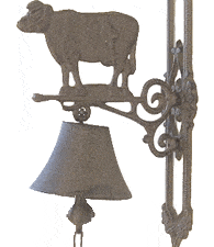 Cow Cast Iron Door Bell
