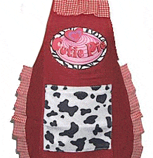Cutie Pie Cow Party Apron
