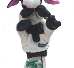 Cow Daisy Hand Puppet