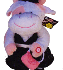 Ladies Night Plush Dancing Cow