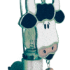 Stained Glass Look Cow Nite Lite